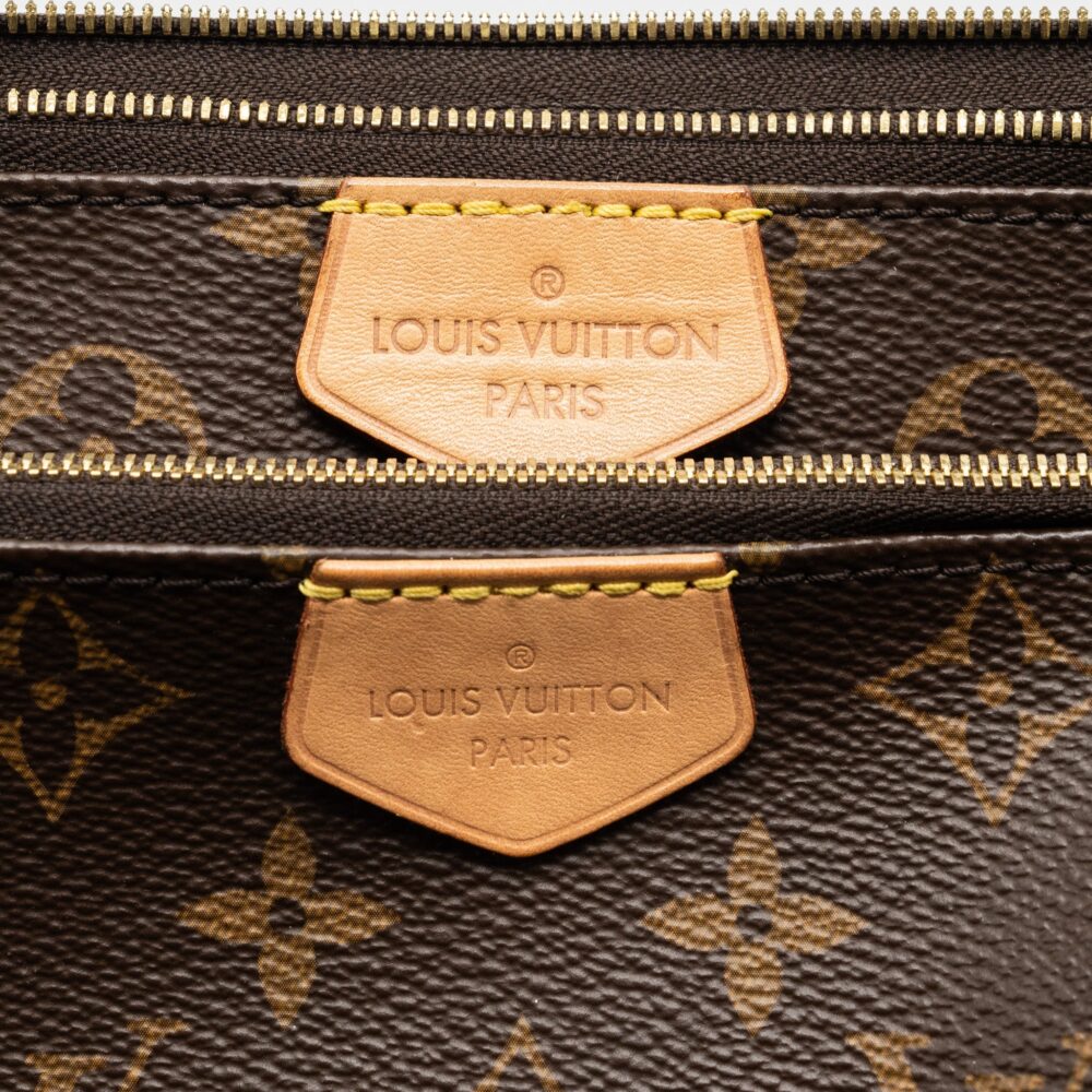 AAA Replica Louis Vuitton LV MULTI POCHETTE MONOGRAM CANVAS KHAKI STRAP GHW