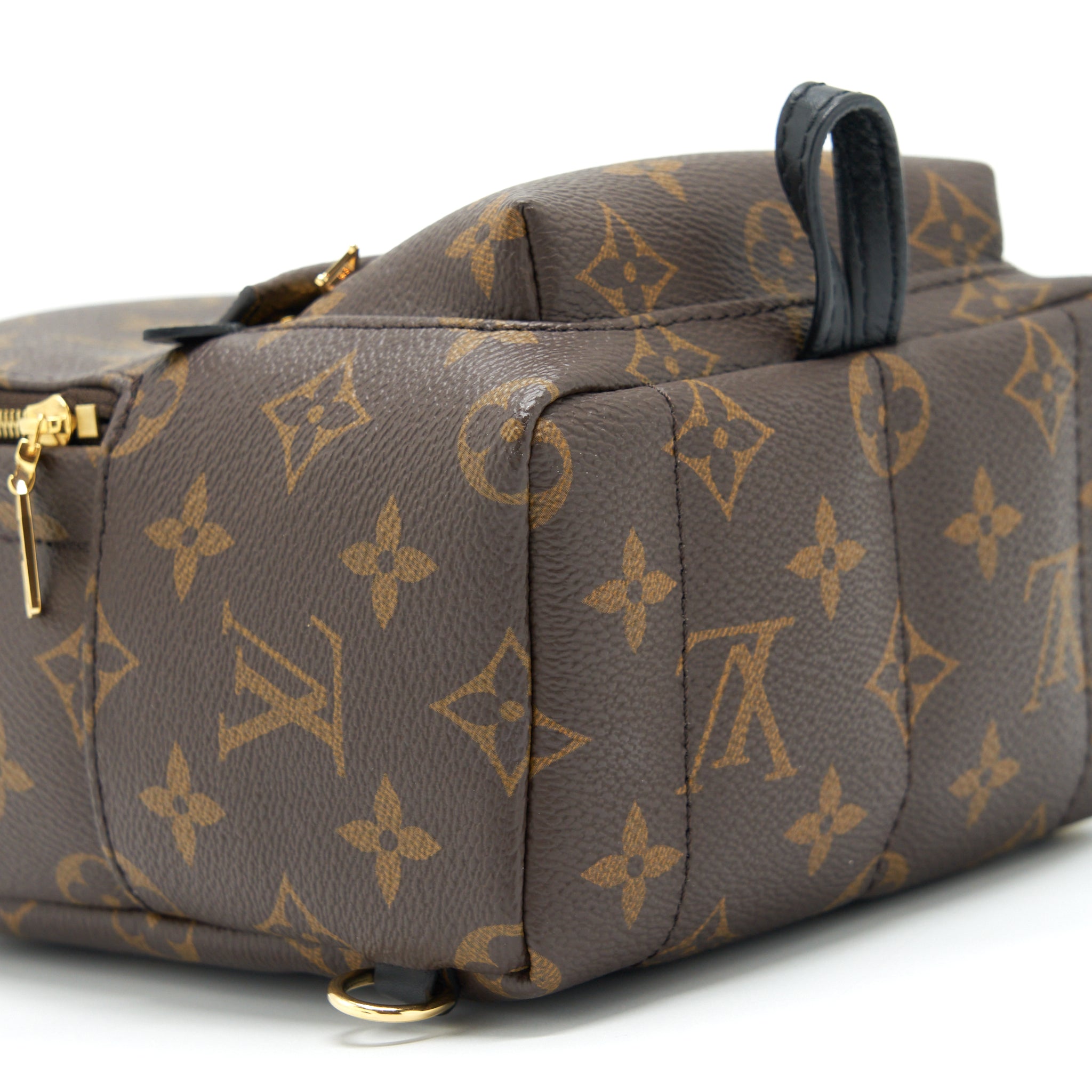 AAA Replica Louis Vuitton LV PALM SPRING MINI BACKPACK MONOGRAM CANVAS NEW ZIPPER