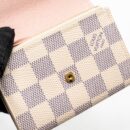 AAA Replica Louis Vuitton LV ROSALIE COIN PURSE DAMIER AZUR CANVAS GHW