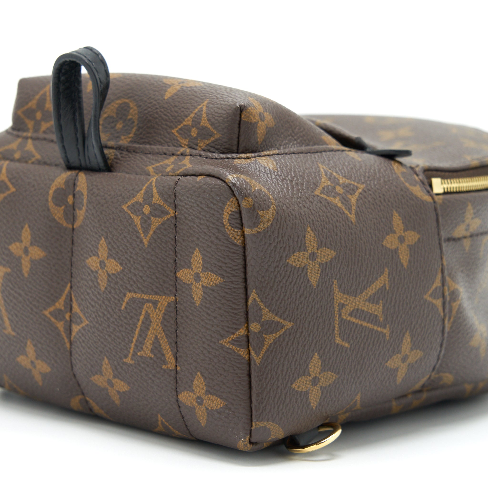 AAA Replica Louis Vuitton LV PALM SPRING MINI BACKPACK MONOGRAM CANVAS NEW ZIPPER