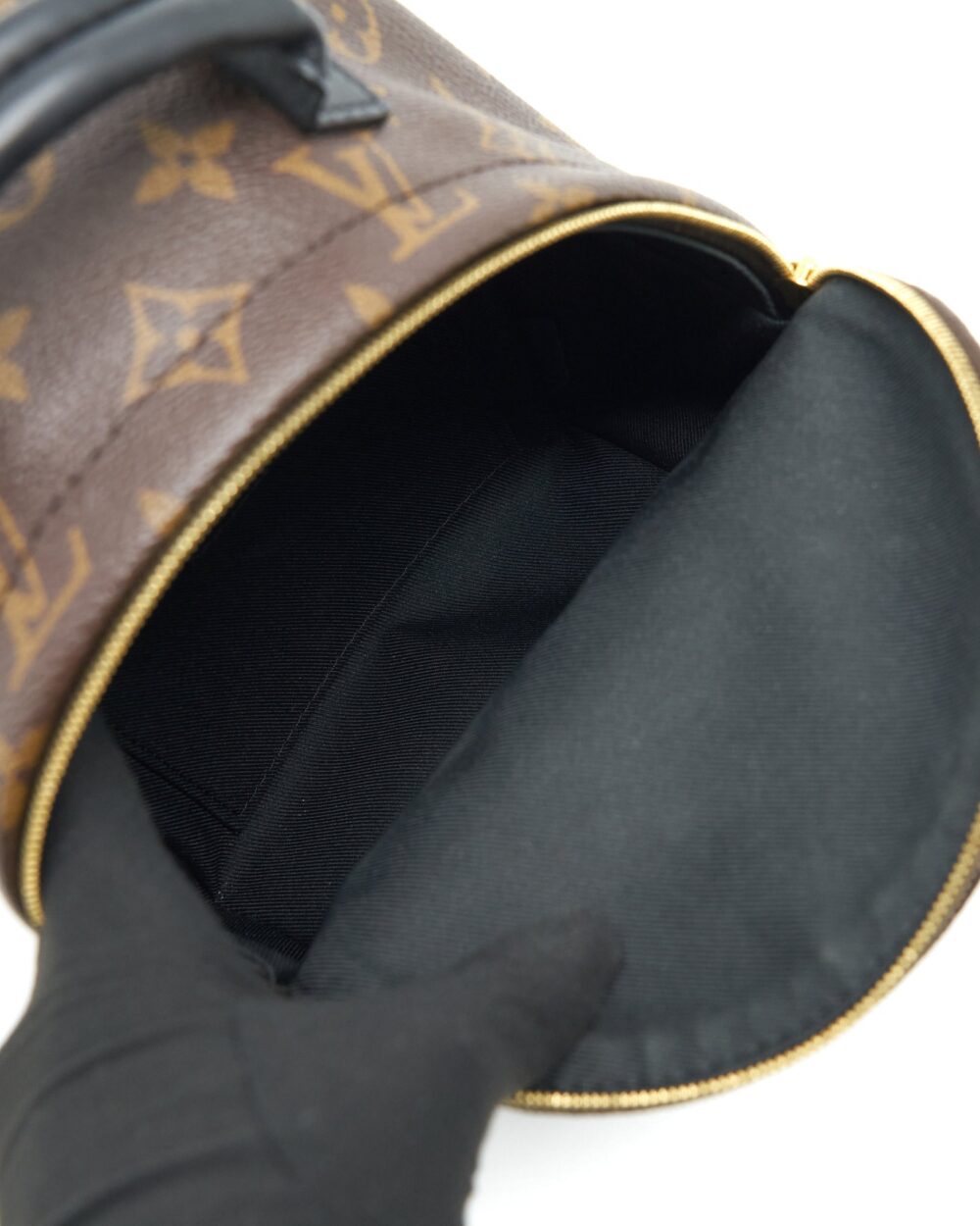 AAA Replica Louis Vuitton LV PALM SPRING MINI BACKPACK MONOGRAM CANVAS NEW ZIPPER