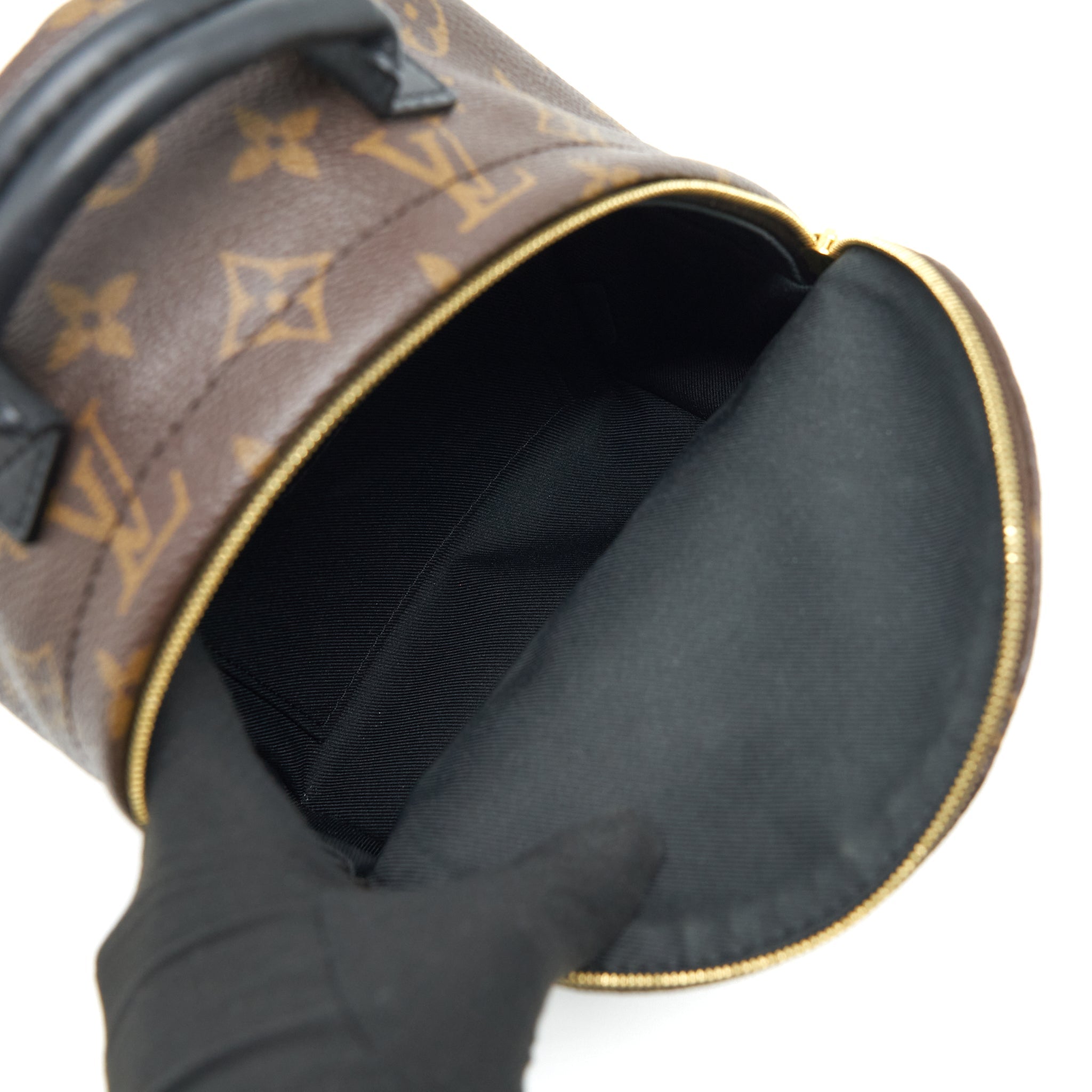 AAA Replica Louis Vuitton LV PALM SPRING MINI BACKPACK MONOGRAM CANVAS NEW ZIPPER