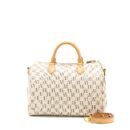 AAA Replica Louis Vuitton LV SPEEDY BANDOULIERE 30 DAMIER AZUR GHW
