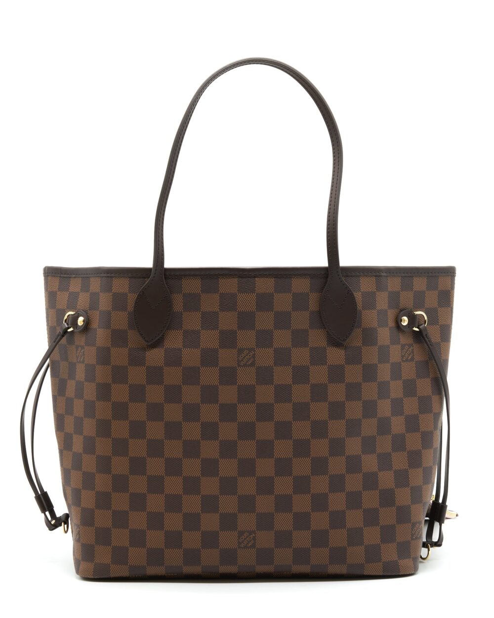 AAA Replica Louis Vuitton LV NEVERFULL MM DAMIER EBENE CANVAS / ROSE BALLERINE