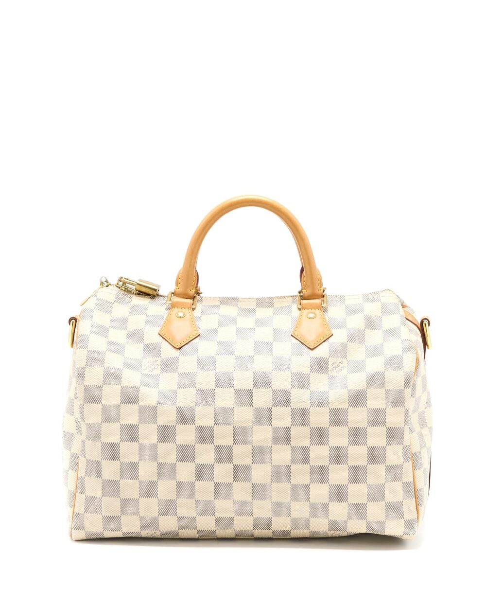 AAA Replica Louis Vuitton LV SPEEDY BANDOULIERE 30 DAMIER AZUR GHW