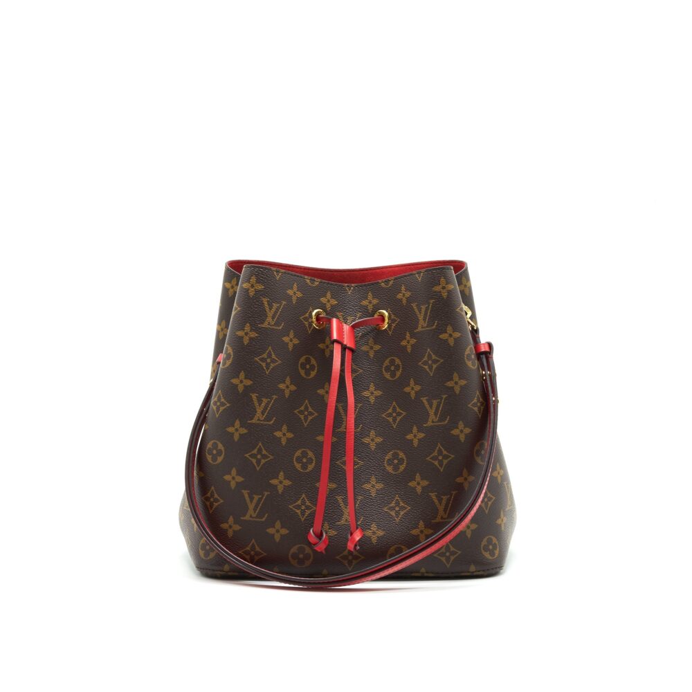 AAA Replica Louis Vuitton LV NEO NOE MONOGRAM CANVAS RED