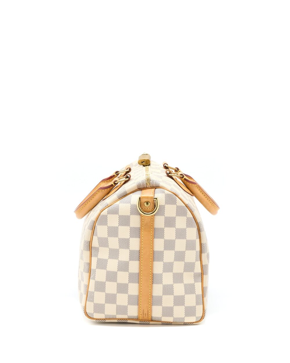 AAA Replica Louis Vuitton LV SPEEDY BANDOULIERE 30 DAMIER AZUR GHW