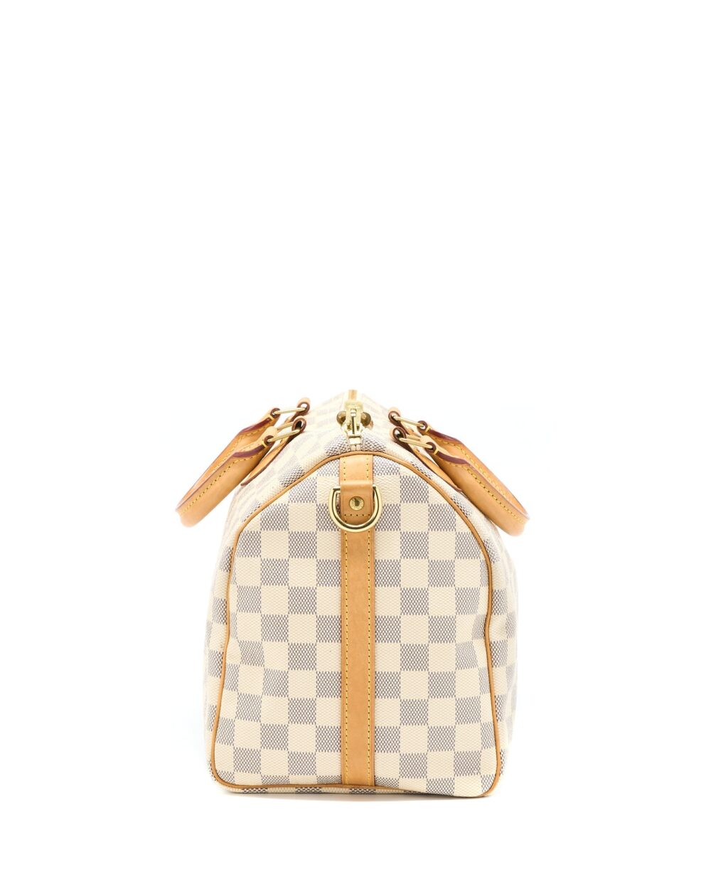 AAA Replica Louis Vuitton LV SPEEDY BANDOULIERE 30 DAMIER AZUR GHW