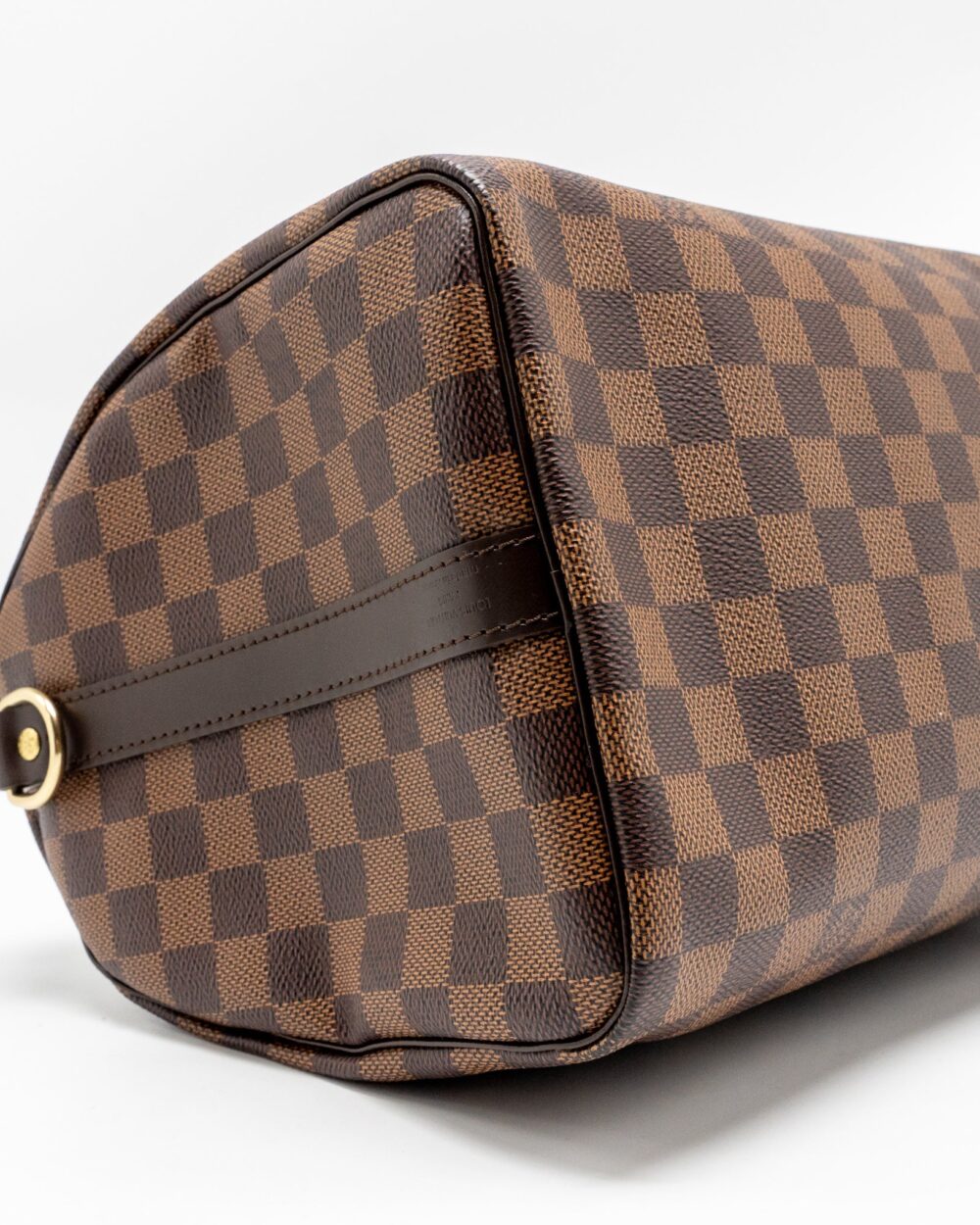 AAA Replica Louis Vuitton LV SPEEDY BANDOULIERE 30 DAMIER EBENE CANVAS GHW