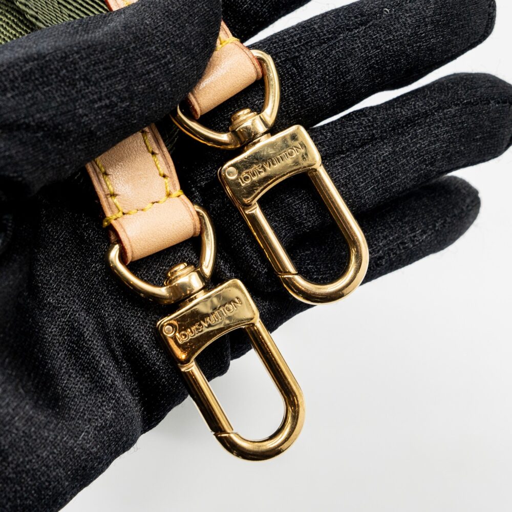 AAA Replica Louis Vuitton LV MULTI POCHETTE MONOGRAM CANVAS KHAKI STRAP GHW