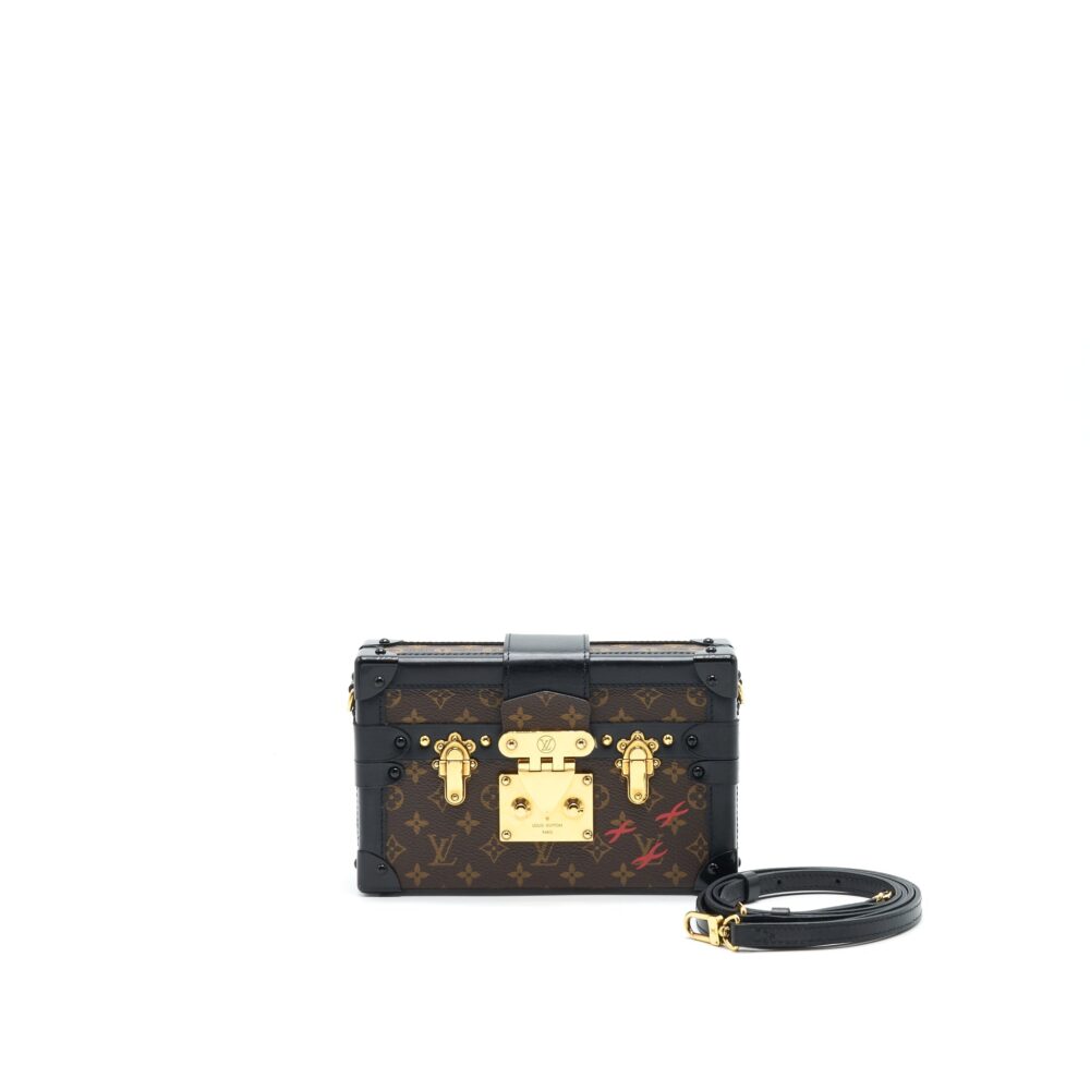 AAA Replica Louis Vuitton LV PETIT MALLE MONOGRAM CANVAS/ BLACK YEAR2016