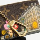 AAA Replica Louis Vuitton LV VIVIENEE HOLIDAY LIMITED PRINT KEY POUCH MONOGRAM CANVAS GHW