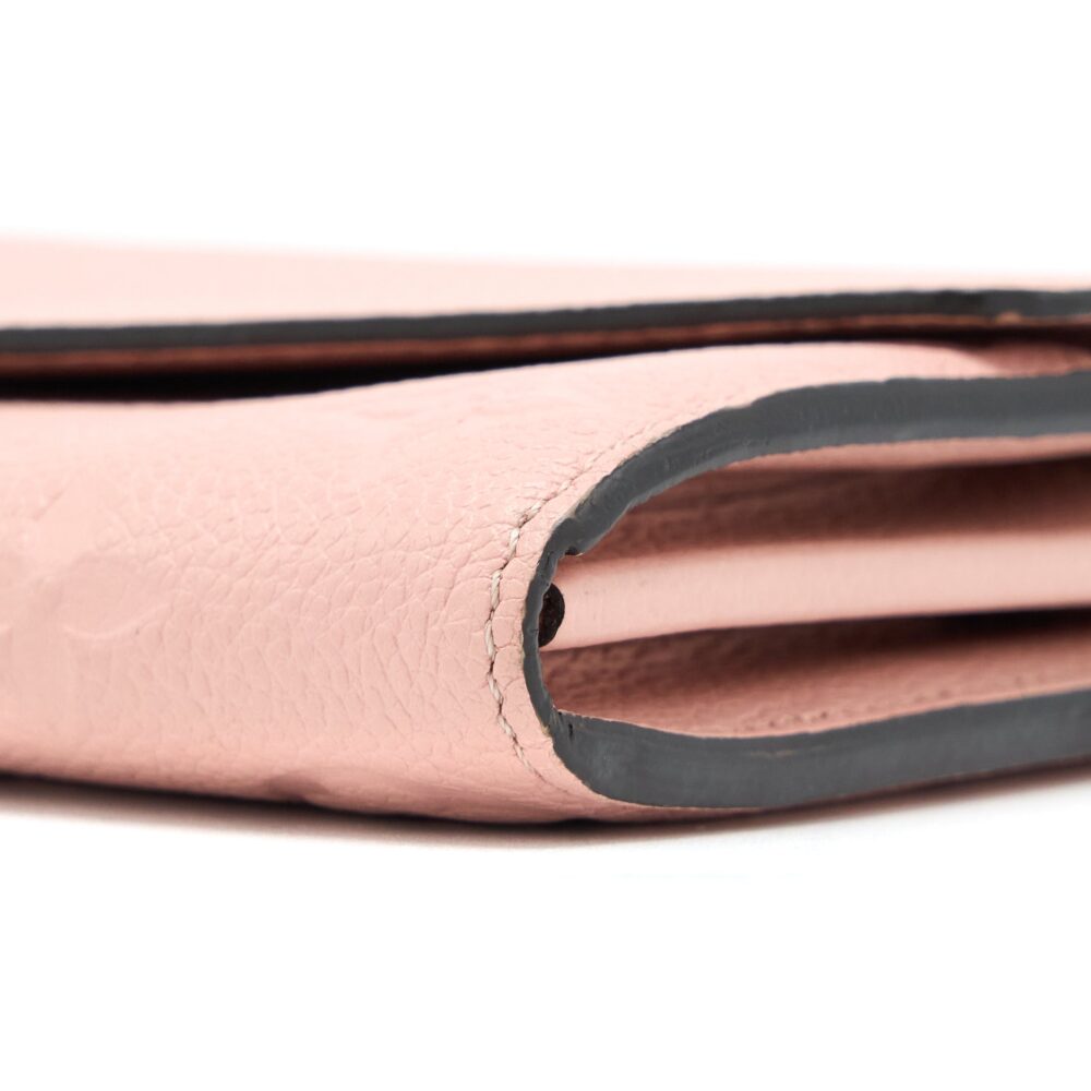 AAA Replica Louis Vuitton LV SARAH WALLET MONOGRAM EMPREINTE LIGHT PINK GHW