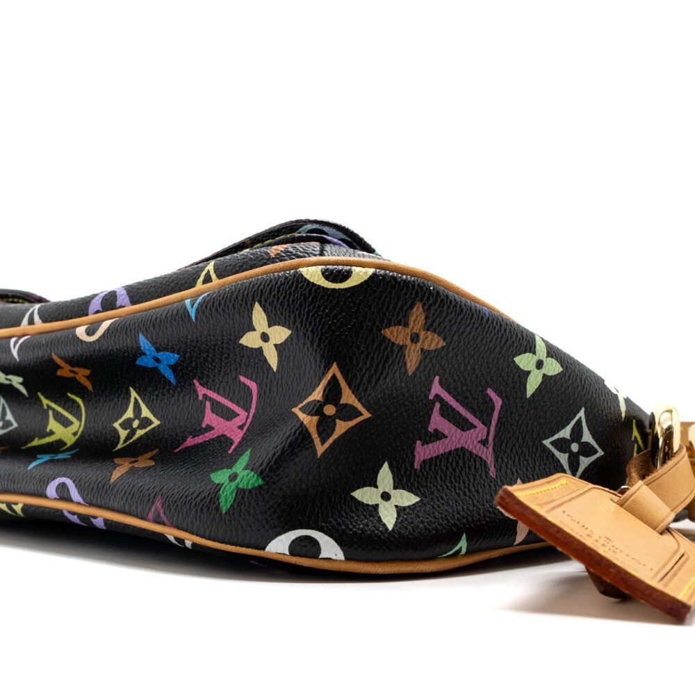 AAA Replica Louis Vuitton LV VINTAGE LODGE BAG MULTICOLOUR MONOGRAM CANVAS BLACK GHW