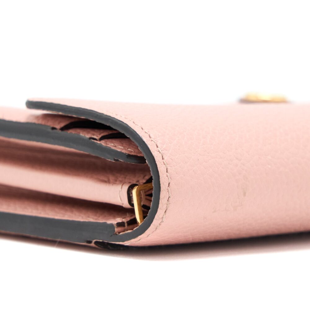 AAA Replica Louis Vuitton LV SARAH WALLET MONOGRAM EMPREINTE LIGHT PINK GHW