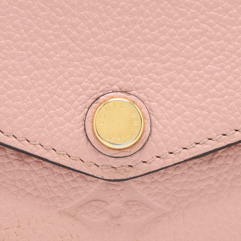 AAA Replica Louis Vuitton LV SARAH WALLET MONOGRAM EMPREINTE LIGHT PINK GHW