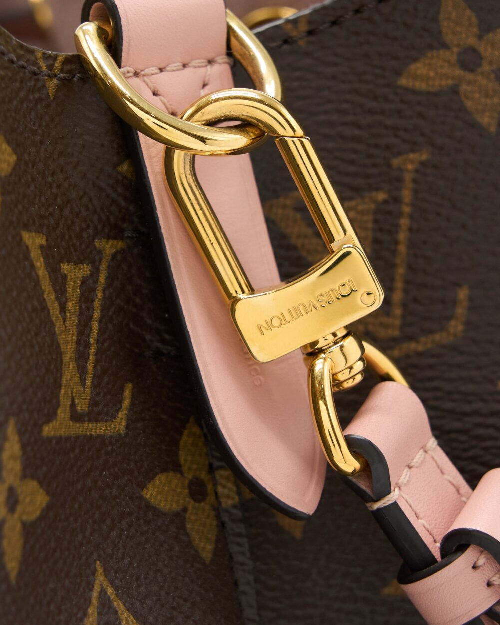 AAA Replica Louis Vuitton LV NEONOE MONOGRAM CANVAS ROSE POUDRE GHW