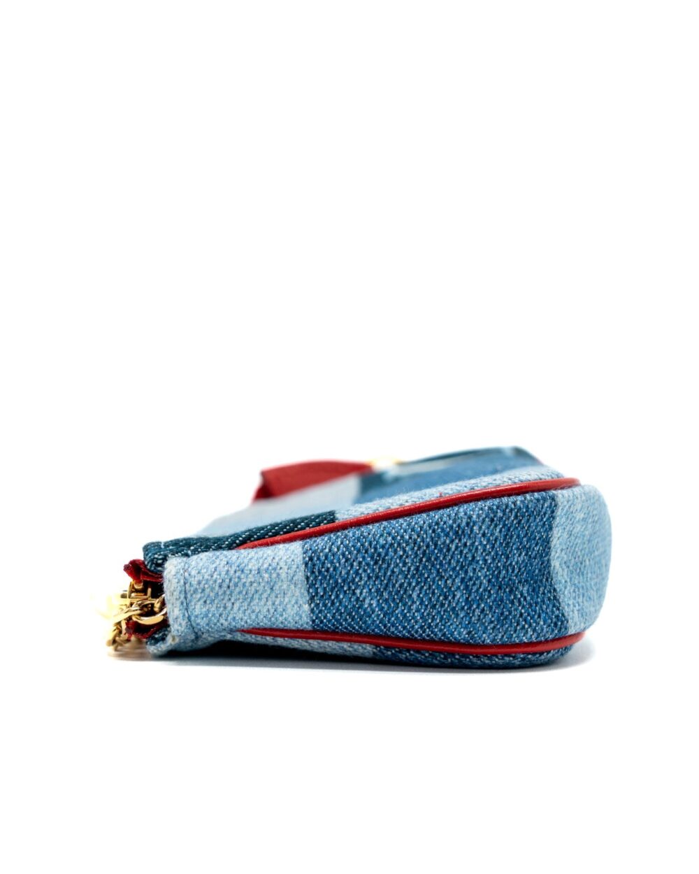 AAA Replica Louis Vuitton LV LIMITED EDITION ROUGE MICRO POCHETTE MONOGRAM JACQUARD DENIM BLUE GHW