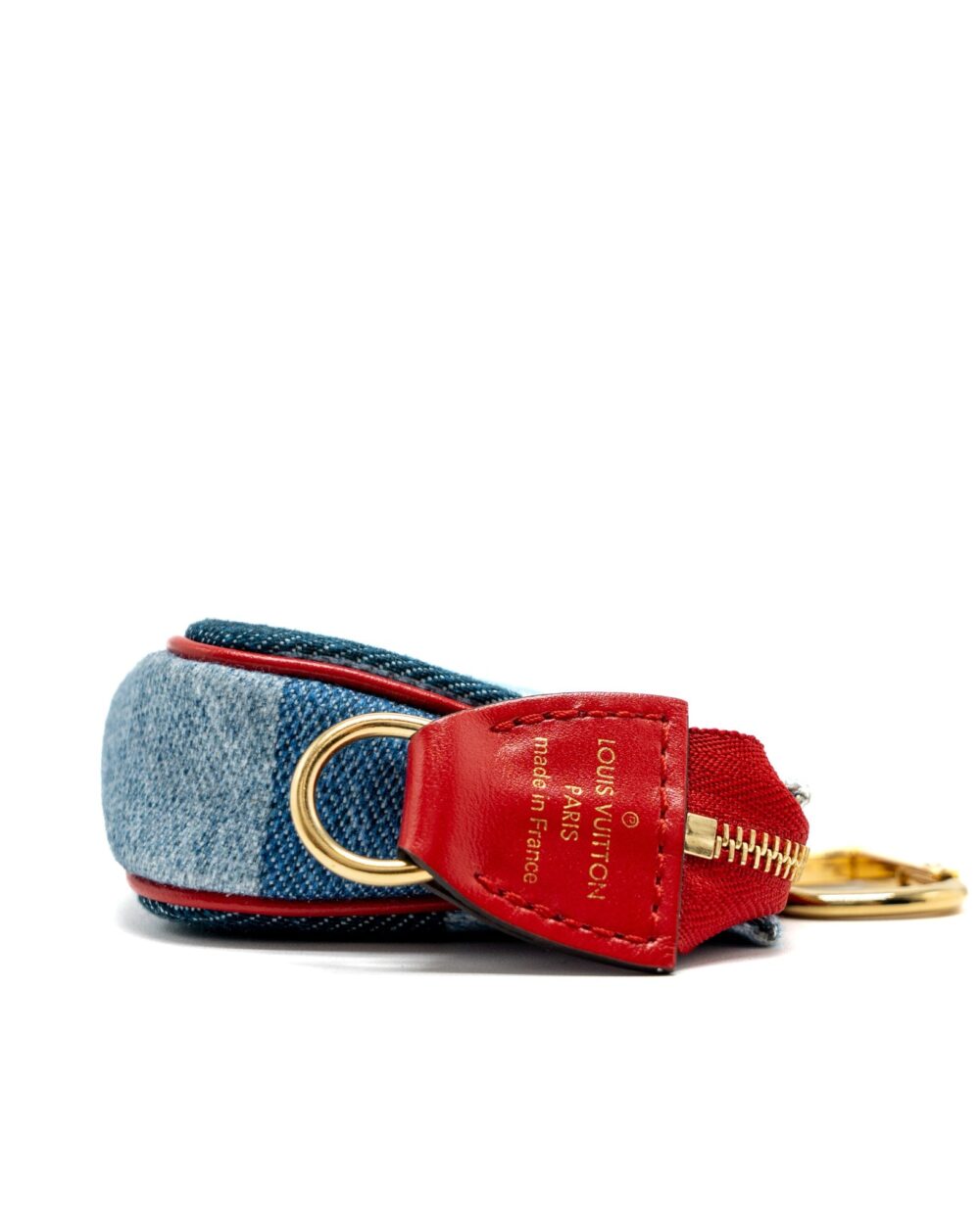AAA Replica Louis Vuitton LV LIMITED EDITION ROUGE MICRO POCHETTE MONOGRAM JACQUARD DENIM BLUE GHW