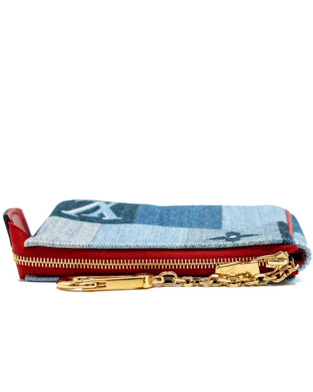 AAA Replica Louis Vuitton LV LIMITED EDITION ROUGE MICRO POCHETTE MONOGRAM JACQUARD DENIM BLUE GHW