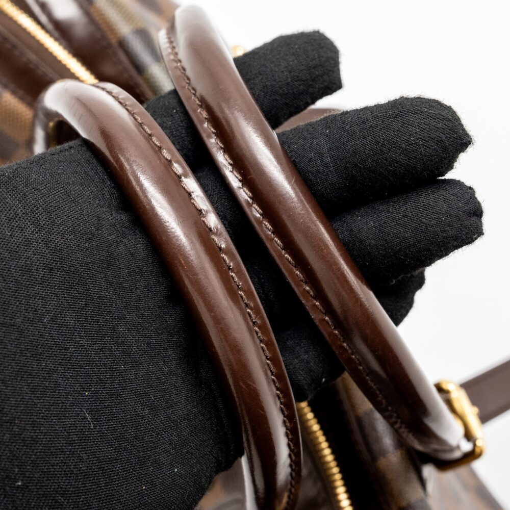 AAA Replica Louis Vuitton LV BERKELEY BAG DAMIER EBENE GHW