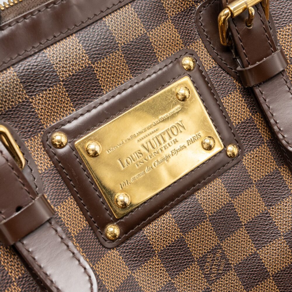 AAA Replica Louis Vuitton LV BERKELEY BAG DAMIER EBENE GHW