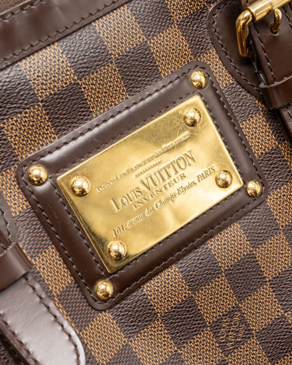 AAA Replica Louis Vuitton LV BERKELEY BAG DAMIER EBENE GHW