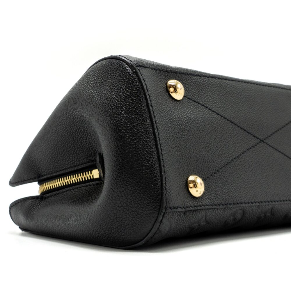 AAA Replica Louis Vuitton LV MONTAIGNE BB MONOGRAM EMPREINTE BLACK GHW