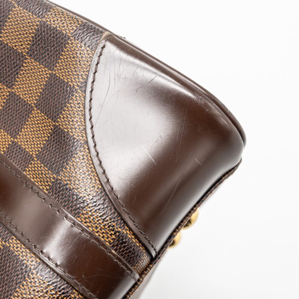 AAA Replica Louis Vuitton LV BERKELEY BAG DAMIER EBENE GHW