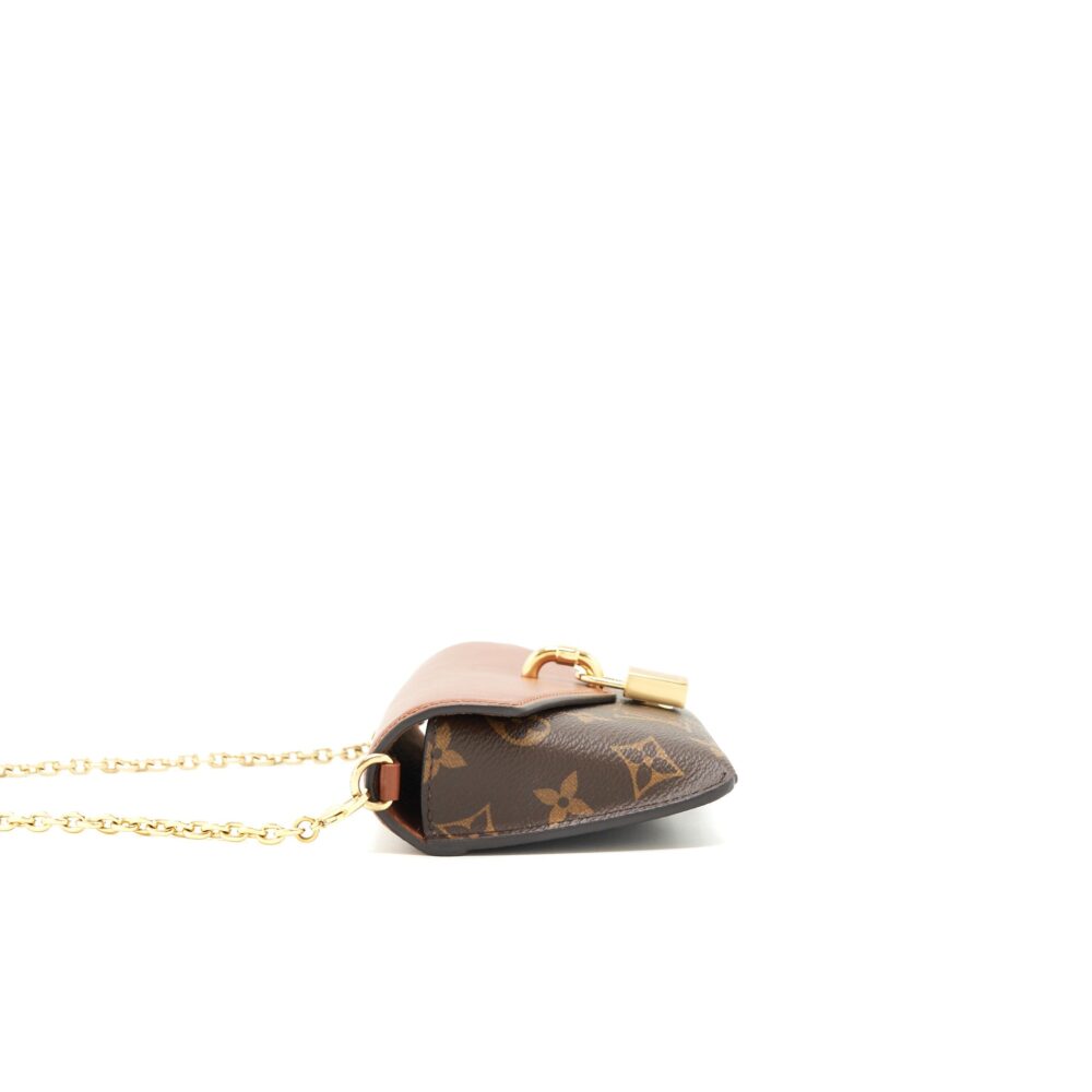 AAA Replica Louis Vuitton LV PADLOCK ON STRAP MONOGRAM CARAMEL GHW