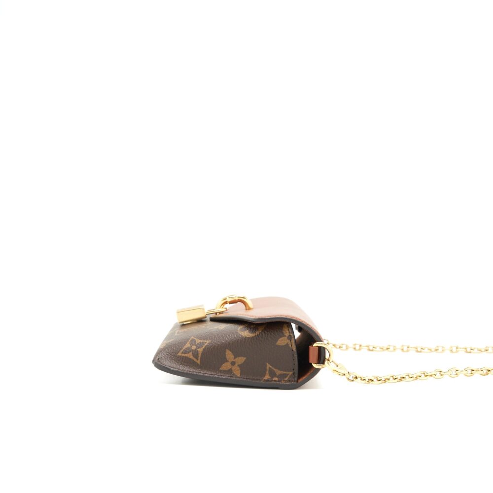 AAA Replica Louis Vuitton LV PADLOCK ON STRAP MONOGRAM CARAMEL GHW