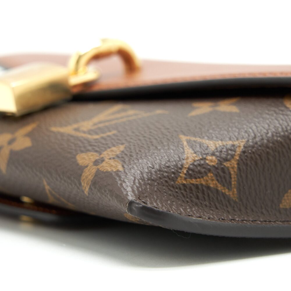AAA Replica Louis Vuitton LV PADLOCK ON STRAP MONOGRAM CARAMEL GHW