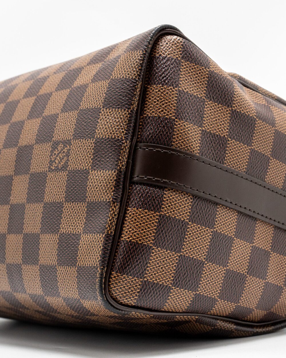 AAA Replica Louis Vuitton LV SPEEDY BANDOULIERE 25 DAMIER EBENE GHW