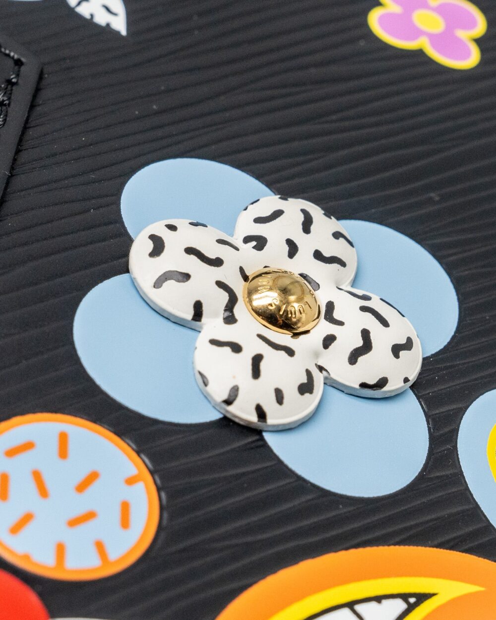 AAA Replica Louis Vuitton LV ALMA BB BLOOMING FLOWERS LIMITED EDITION EPI BLACK/MULTICOLOUR GHW