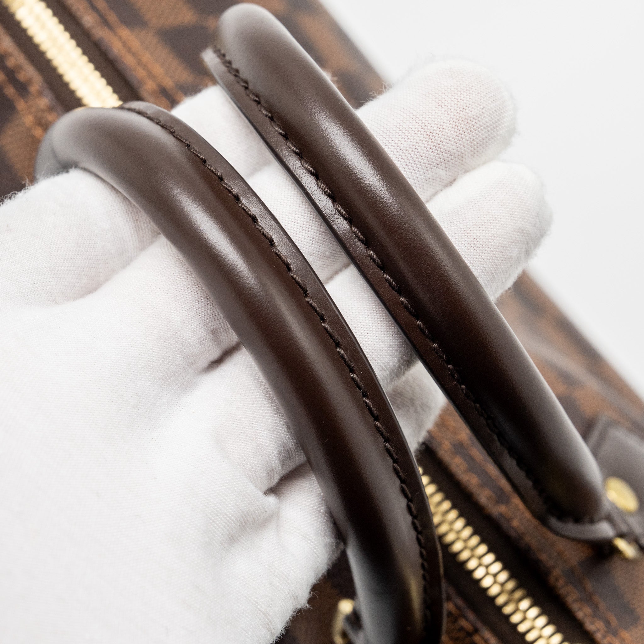 AAA Replica Louis Vuitton LV SPEEDY BANDOULIERE 25 DAMIER EBENE GHW