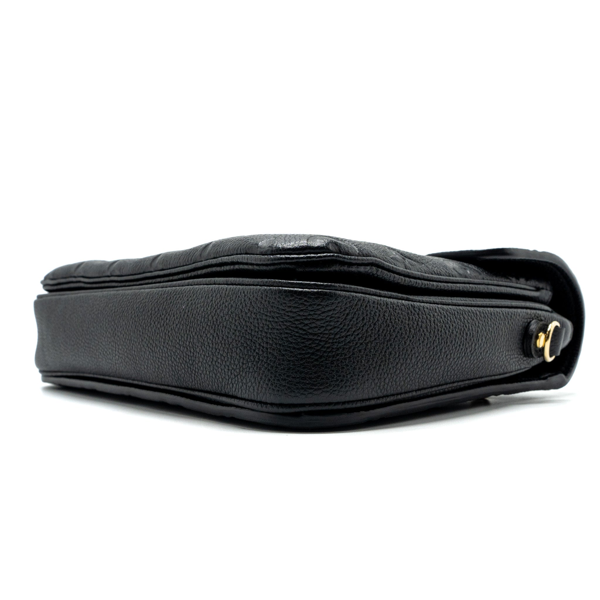 AAA Replica Louis Vuitton LV MÉTIS POCHETTE MONOGRAM EMPREINTE BLACK GHW(NEW VERSION)