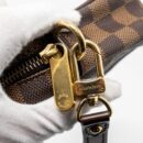 AAA Replica Louis Vuitton LV POUCH DAMIER EBENE GHW