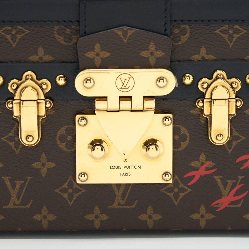 AAA Replica Louis Vuitton LV PETIT MALLE MONOGRAM CANVAS/ BLACK YEAR2016
