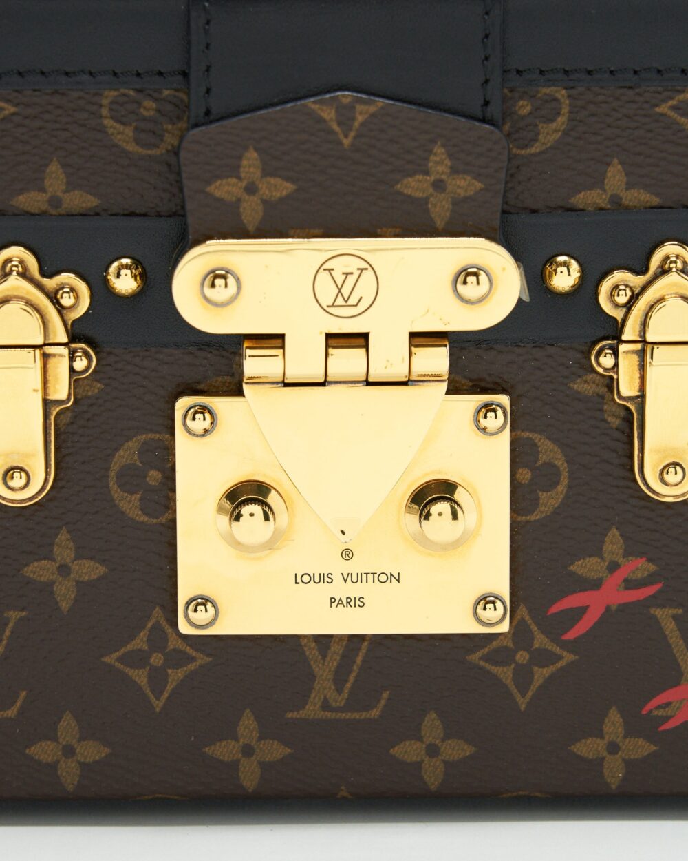 AAA Replica Louis Vuitton LV PETIT MALLE MONOGRAM CANVAS/ BLACK YEAR2016