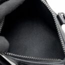 AAA Replica Louis Vuitton LV KEEPALL BANDOULIERE 25 MONOGRAM TAURILLON LEATHER BLACK WITH BLACK HARDWARE