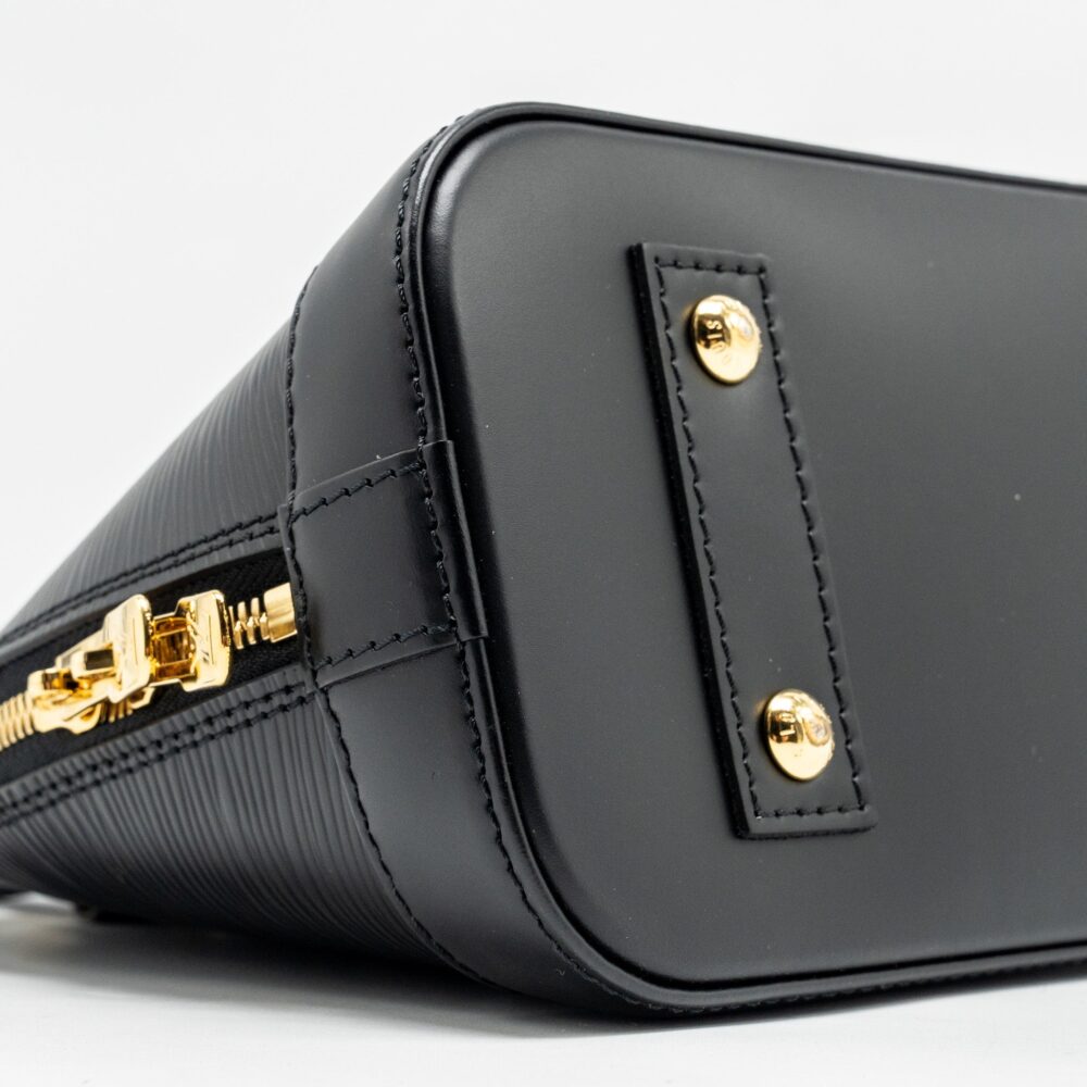 AAA Replica Louis Vuitton LV ALMA BB BLOOMING FLOWERS LIMITED EDITION EPI BLACK/MULTICOLOUR GHW