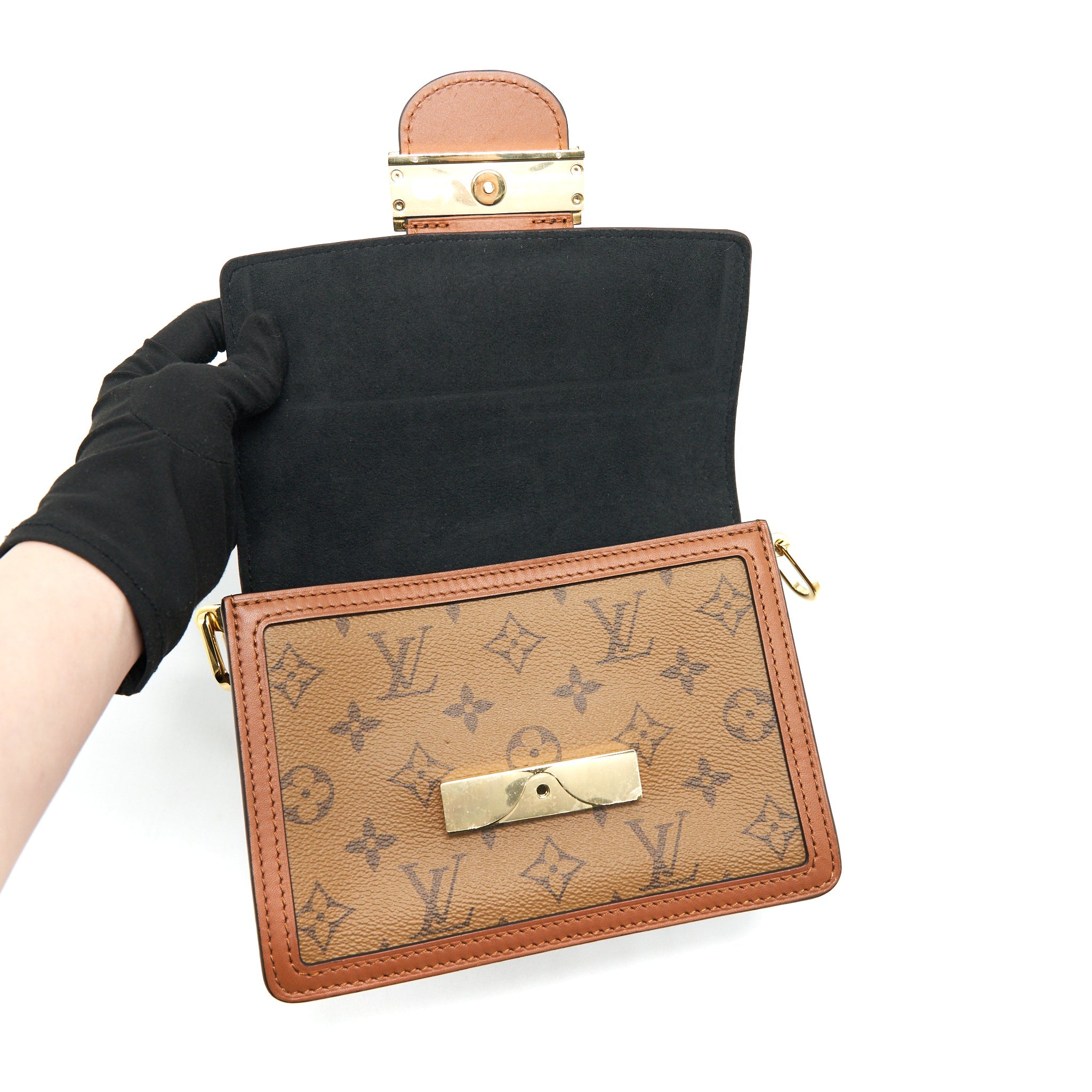 AAA Replica Louis Vuitton LV MINI DAUPHINE MONOGRAM CANVAS