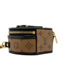 AAA Replica Louis Vuitton LV BOITE CHAPEAU NECKLACE/MINI CHAIN BAG MONOGRAM REVERSE CANVAS GHW