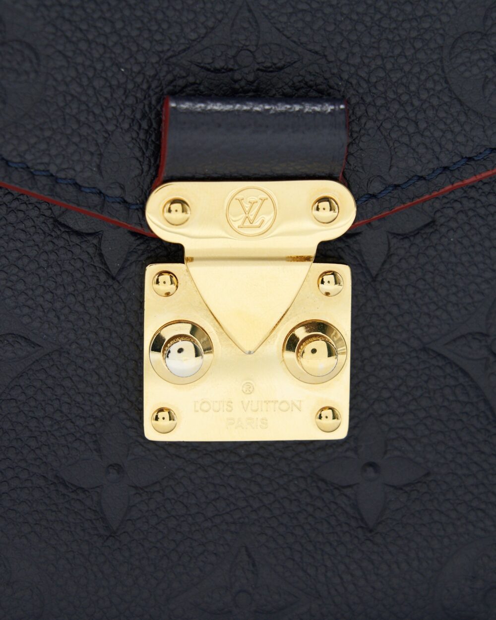 AAA Replica Louis Vuitton LV POCHETTE METIS MARINE ROUGE MONOGRAM EMPREINTE LEATHER