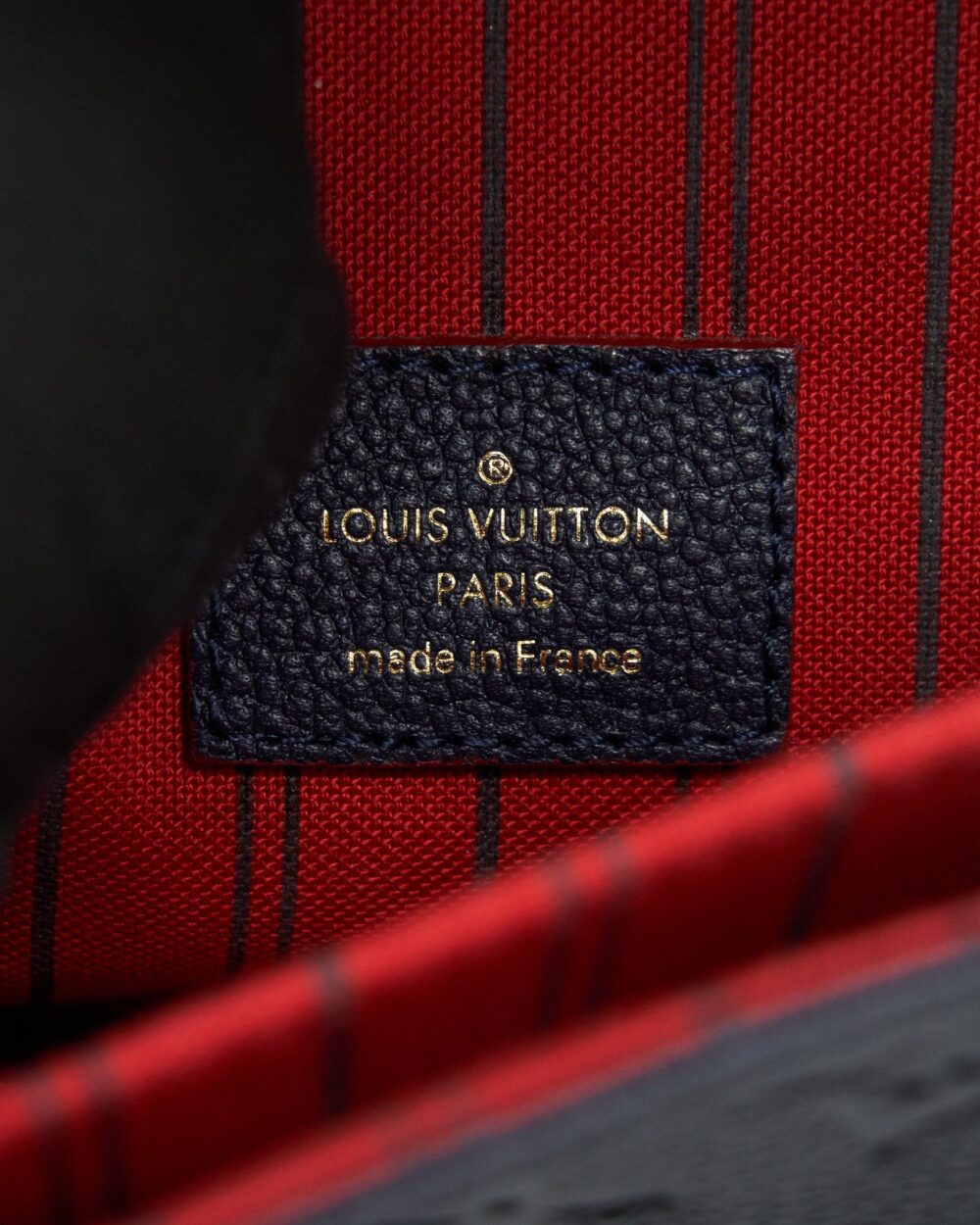 AAA Replica Louis Vuitton LV POCHETTE METIS MARINE ROUGE MONOGRAM EMPREINTE LEATHER