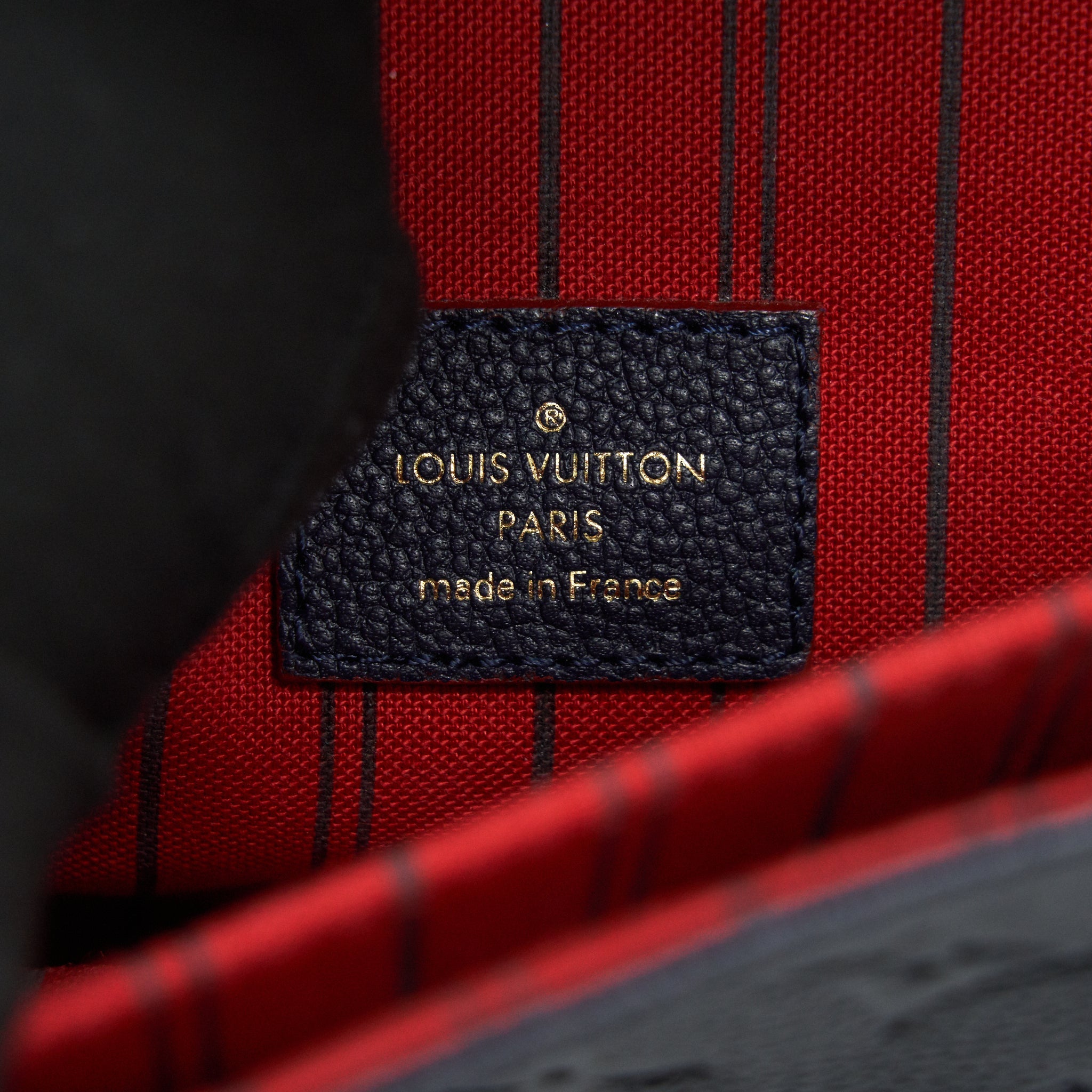 AAA Replica Louis Vuitton LV POCHETTE METIS MARINE ROUGE MONOGRAM EMPREINTE LEATHER