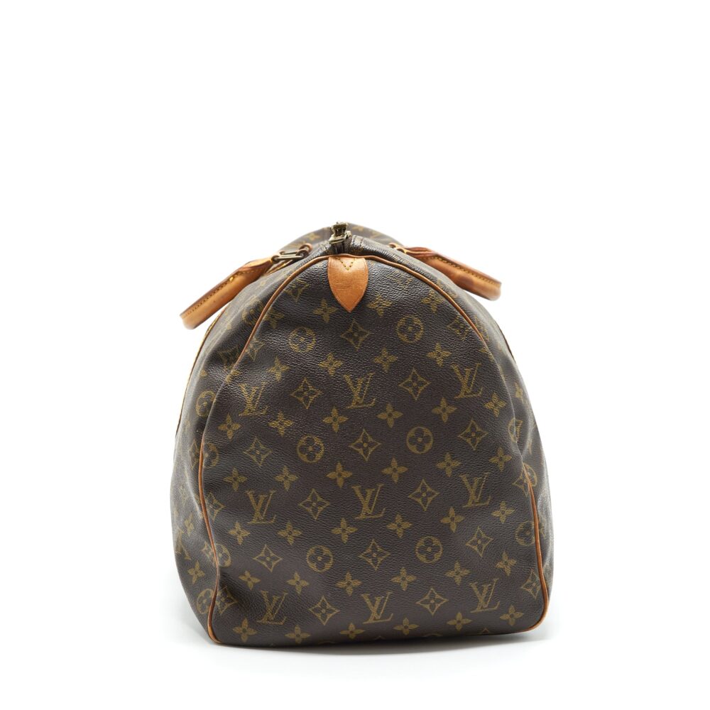 AAA Replica Louis Vuitton LV KEEPALL 55 MONOGRAM CANVAS GHW