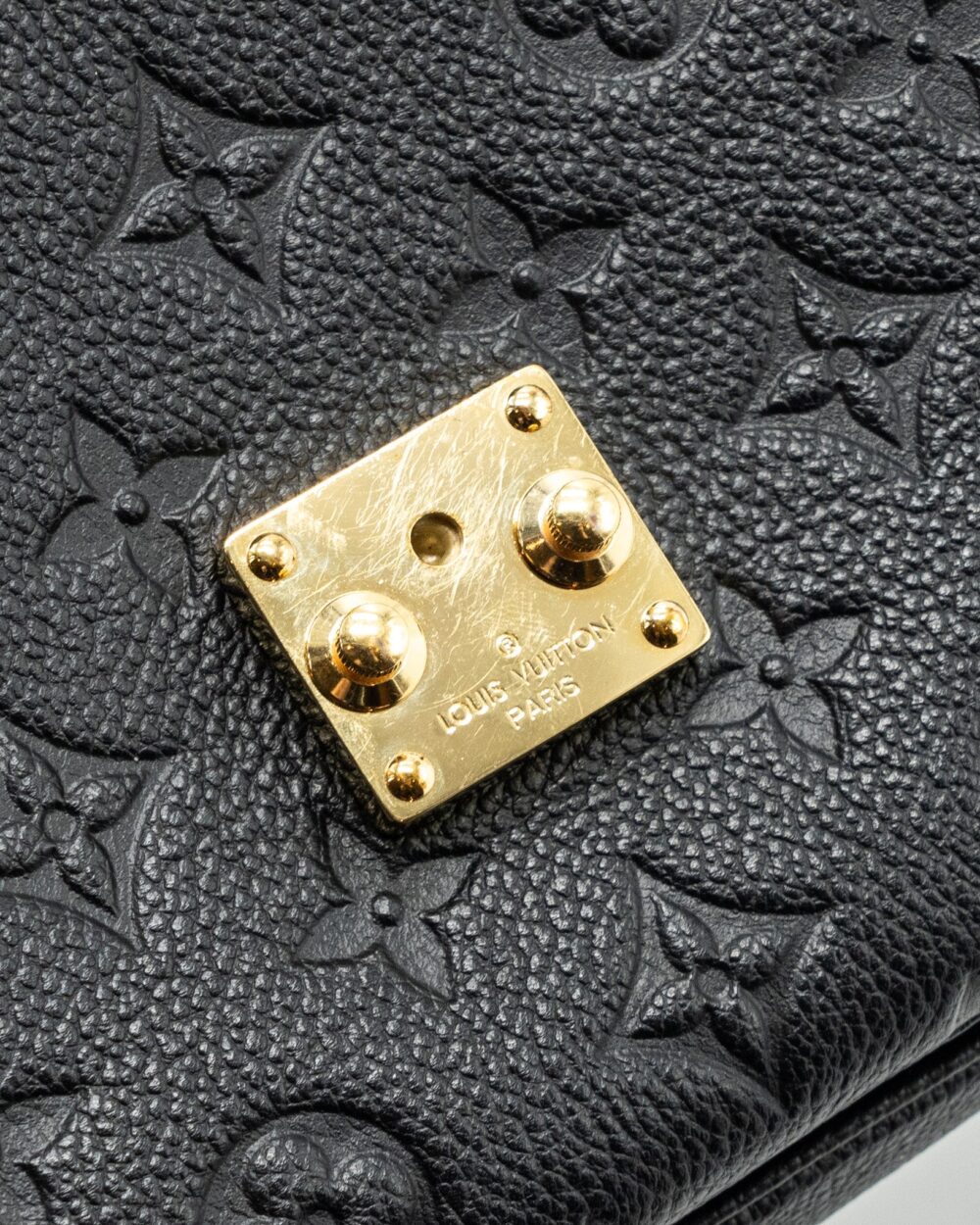 AAA Replica Louis Vuitton LV MÉTIS POCHETTE MONOGRAM EMPREINTE BLACK GHW(NEW VERSION)