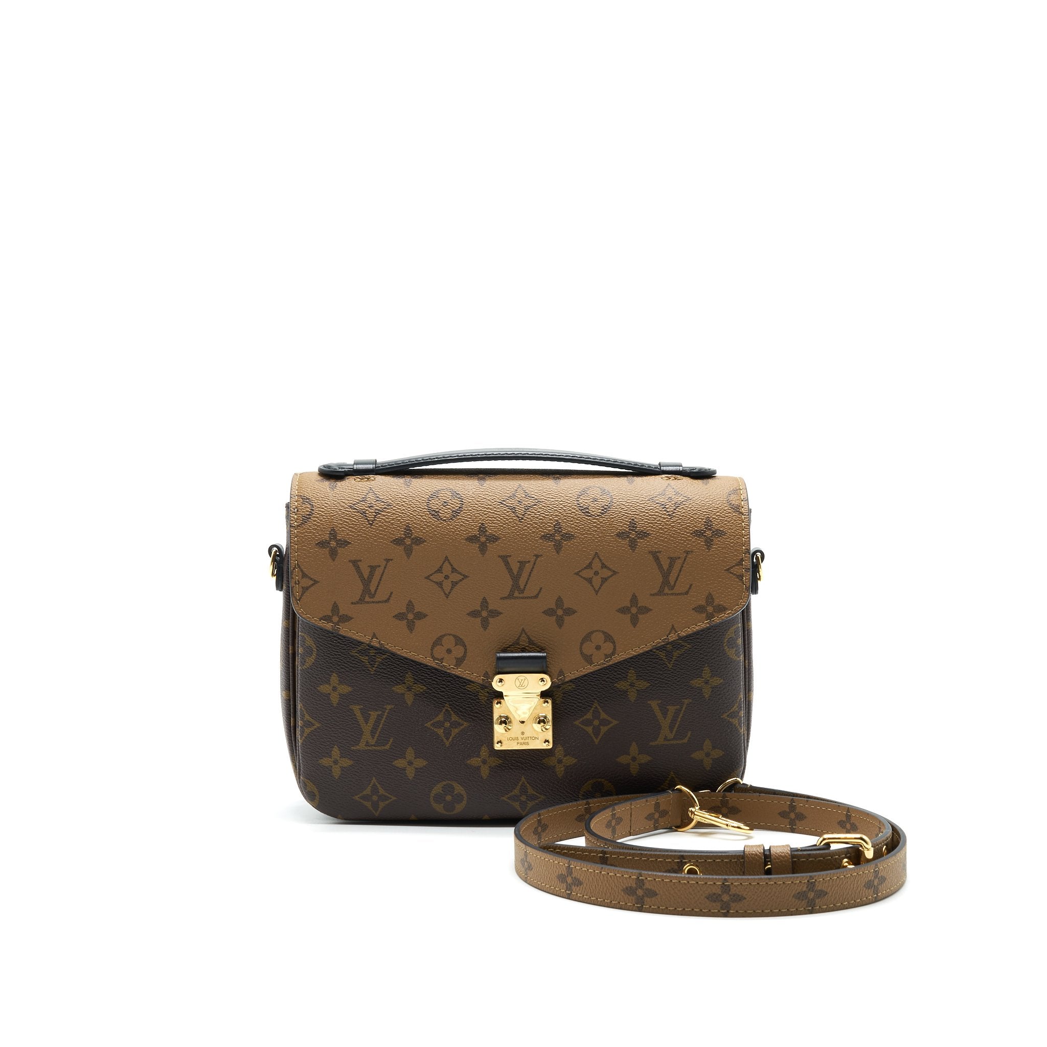 AAA Replica Louis Vuitton LV POCHETTE METIS MONOGRAM REVERSE CANVAS