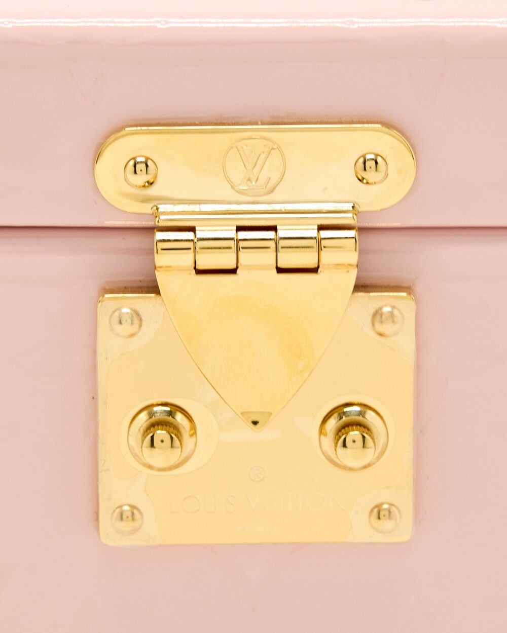 AAA Replica Louis Vuitton LV BLEECKER BOX BAG VERNIS PINK GHW